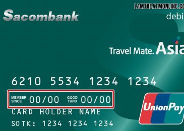 Các loại thẻ ATM ngân hàng Sacombank và biểu phí dịch vụ 2022