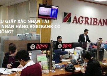 Xin mẫu giấy xác nhận tài khoản ngân hàng Agribank 2024