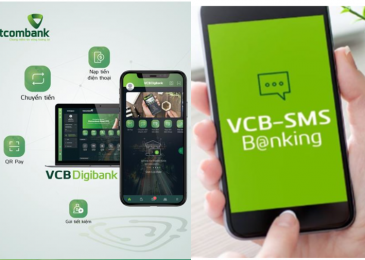 Phí dịch vụ Vietcombank Digital và SMS Mobile Banking VCB 2023