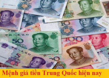 Các mệnh giá tiền Trung quốc và đổi tiền trung quốc ở đâu 2024?