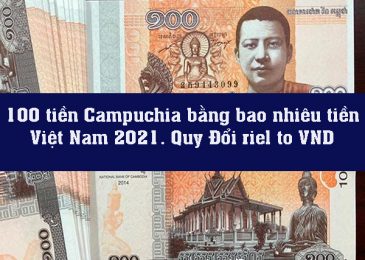 100 tiền Campuchia bằng bao nhiêu tiền Việt Nam 2024. Quy Đổi riel to VND