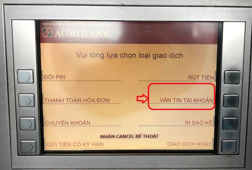 Truy-van-so-du-tai-khoan-Agribank-tai-cay-ATM