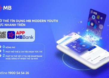 Hướng dẫn Mở thẻ tín dụng MB Modern Youth online trên App MBBank