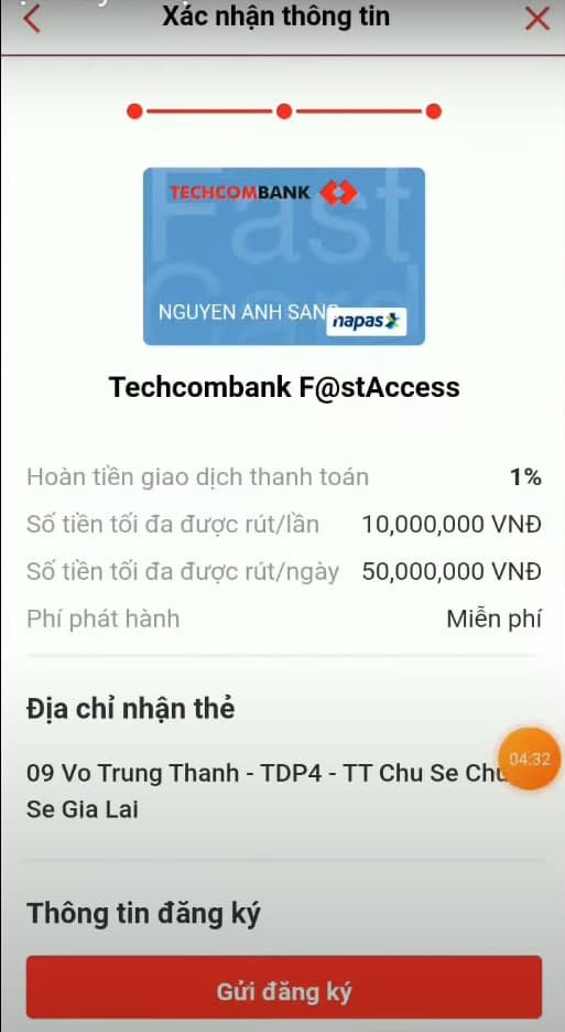 dien-dia-chi-nhan-the-chip-techcombank-online-tai-app