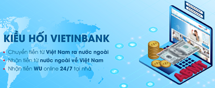 Nhận kiều hối qua thẻ ATM Vietinbank- Western Union
