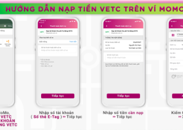 Cách nạp tiền VETC qua Momo 2023 nhanh trên điện thoại