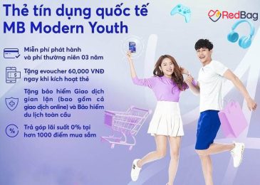 Cách mở Thẻ tín dụng MB Bank Modern Youth hạn mức 0 đồng