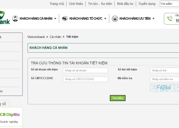 Cách kiểm tra tài khoản tiết kiệm online Vietcombank trên App