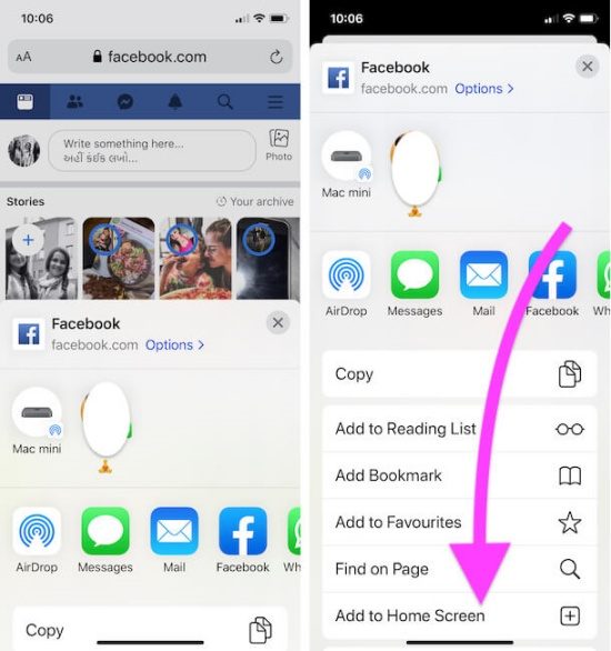 Tải Facebook cho iPhone không cần App Store 2