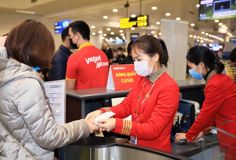 Cách check in vé máy bay điện tử Vietjet tại sân bay