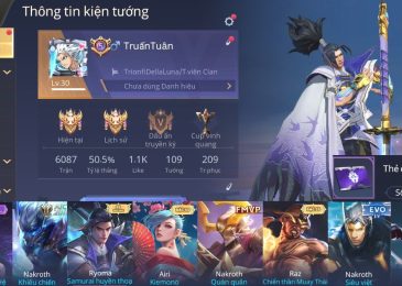 Thuê Acc Liên Quân 0Đ miễn phí 2024 – Shop Cho thuê Nick LQ full tướng VIP