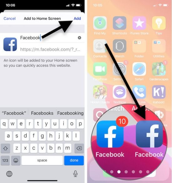 Tải Facebook cho iPhone không cần App Store 3