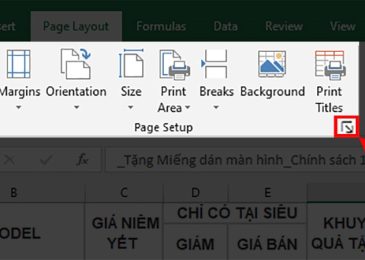 Cách chỉnh Excel vào 1 trang giấy A4 khi in vừa khít không lỗi