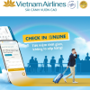 Check in online Vietnam Airline trước bao lâu, thời gian, quy định