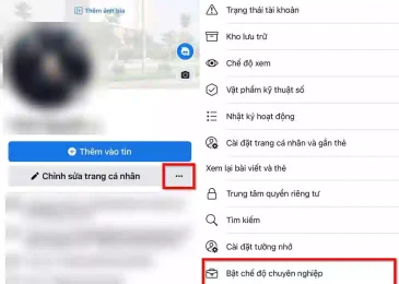 Sửa lỗi không bật được chế độ chuyên nghiệp trên Facebook mới nhất 2024