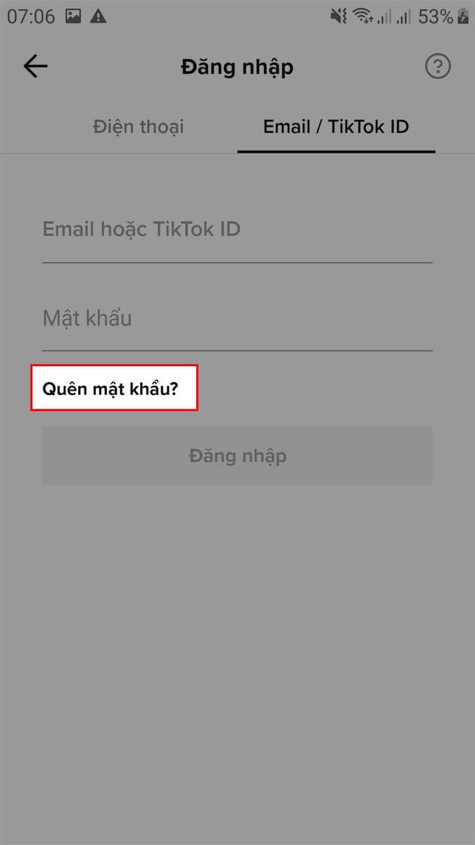 Cách đổi mật khẩu TikTok trên máy tính