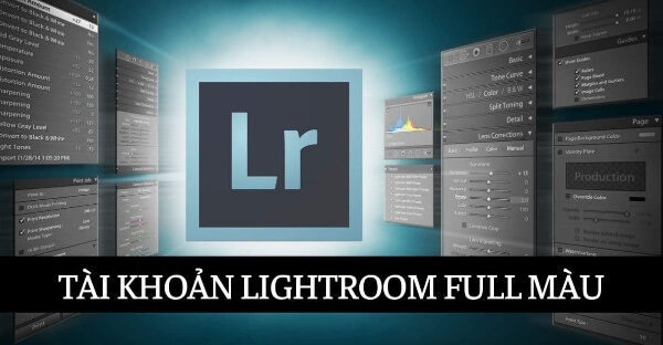 Tài khoản Lightroom Full màu miễn phí iOS