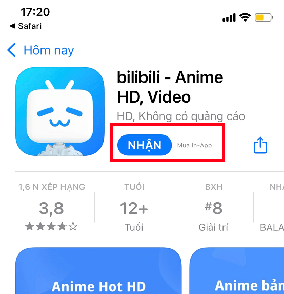 Bilibili bị chặn