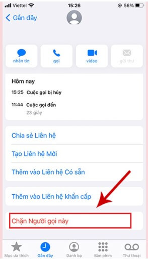 cách chặn đầu số 02873 trên iPhone