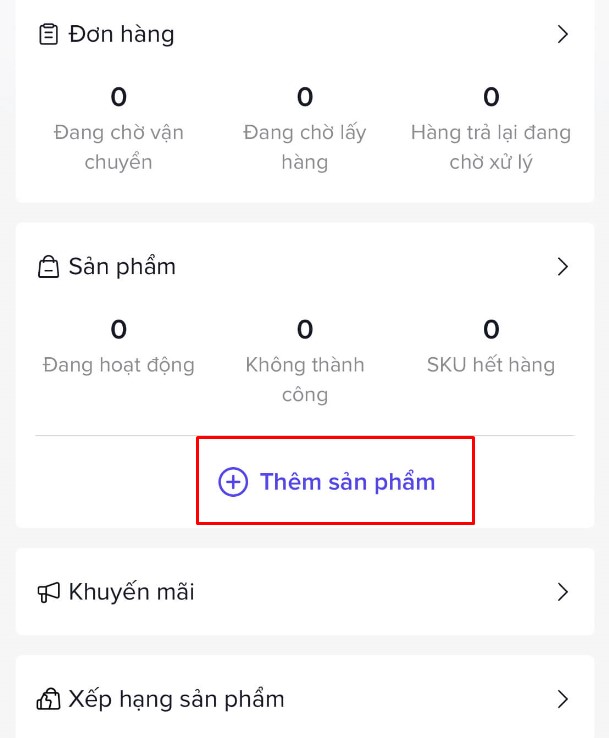 Cách đăng sản phẩm trên Tiktok Shop 