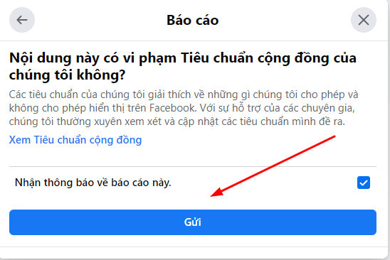 Cách report Facebook khi bị hack - Bước 5