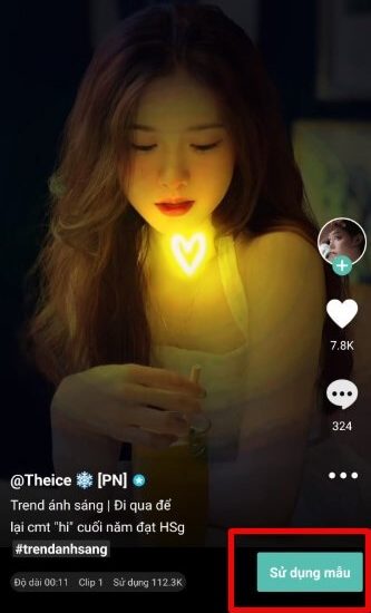 Cách tạo video Tiktok bằng 1 ảnh 60s trên app