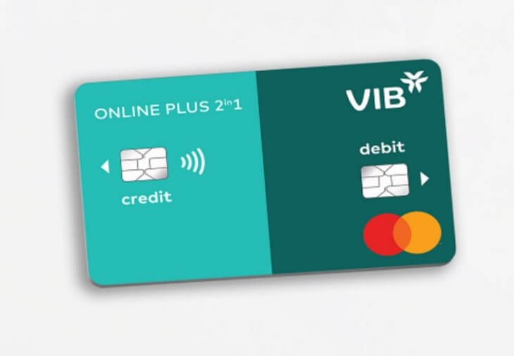 thẻ VIB Online Plus 2in1 có rút tiền được không