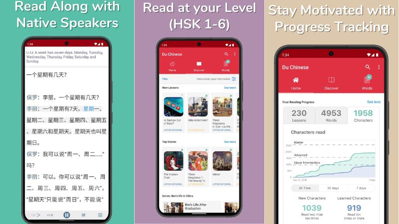 app đọc truyện tiếng trung có pinyin miễn phí