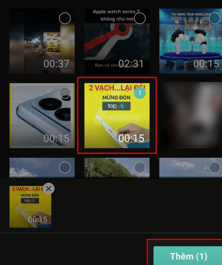 Cách chèn ảnh vào video Capcut trên điện thoại 2