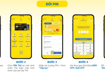 Cách đổi mã PIN thẻ ATM Nam Á Bank trên điện thoại 2024