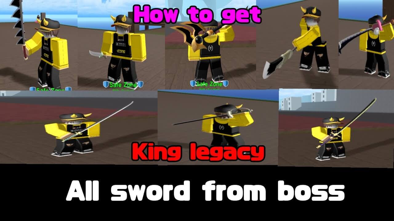 Cách làm nhiệm vụ lấy tất cả kiếm trong King Legacy
