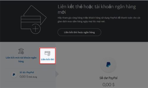 cách liên kết paypal với ngân hàng mb bank