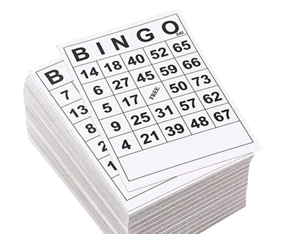 Trò chơi trên giấy Bingo