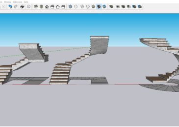 Plugin vẽ cầu thang trong Sketchup 2024