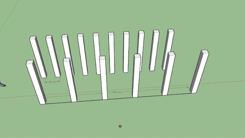 Array trong Sketchup