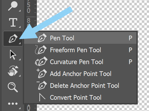 Các chức năng của Pen Tool trong Photoshop
