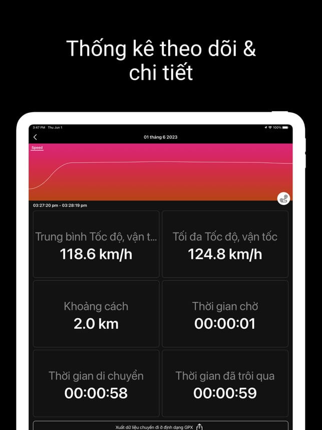 Cách đo tốc độ di chuyển trên iPhone 
