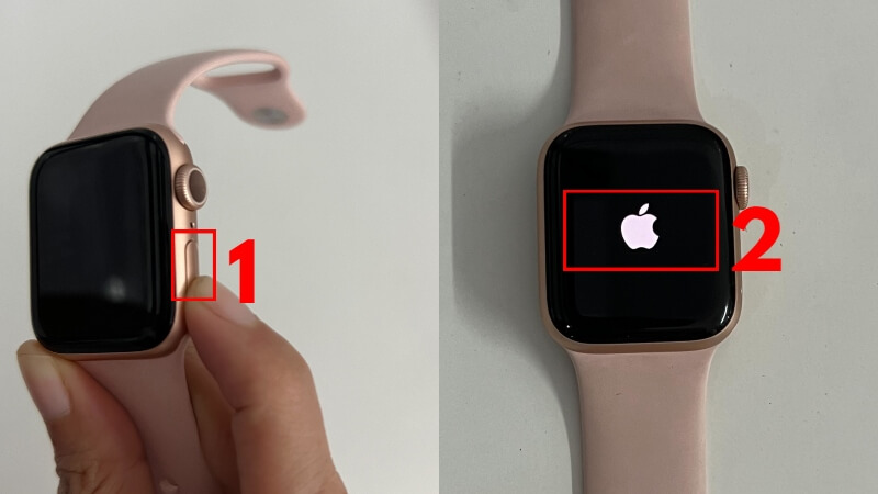Cách mở nguồn Apple Watch khi hết Pin