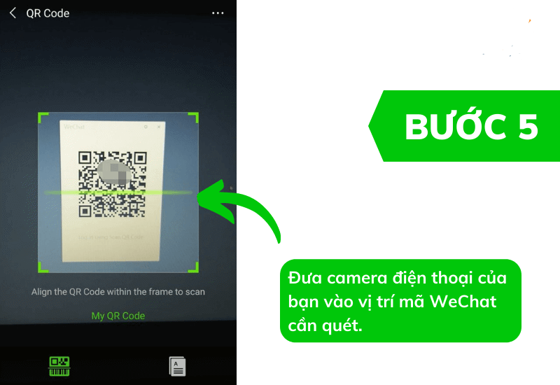Cách quét mã WeChat cho người khác trên máy tính