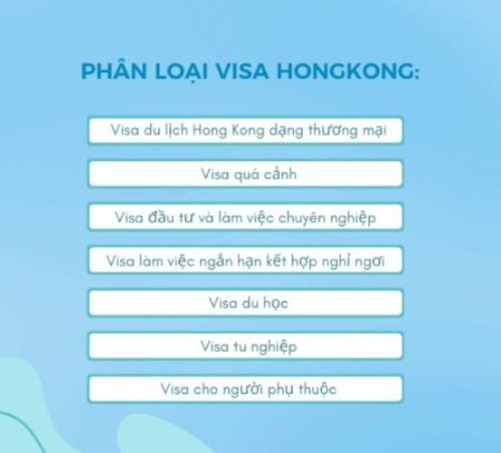 đi hongkong có cần visa không các phân loại visa