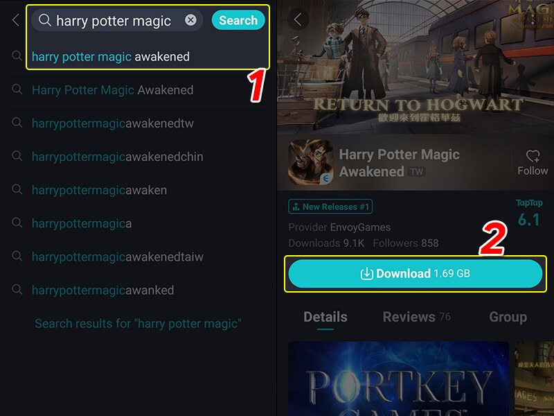 Cách tải Harry Potter: Magic Awakened trên Android
