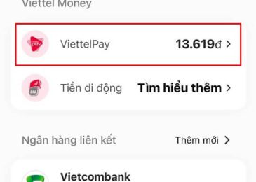 Cách chuyển tiền từ ngân hàng sang Viettel Money 2024