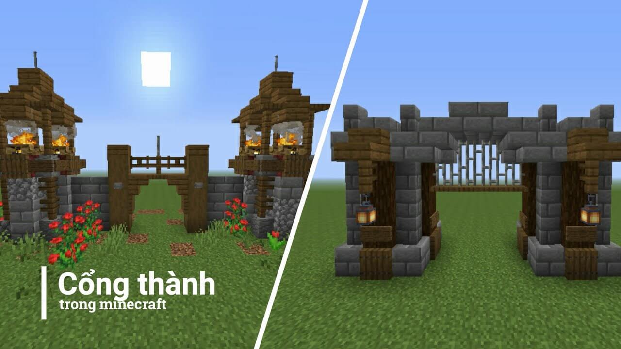Cách làm cổng nhà trong Minecraft 